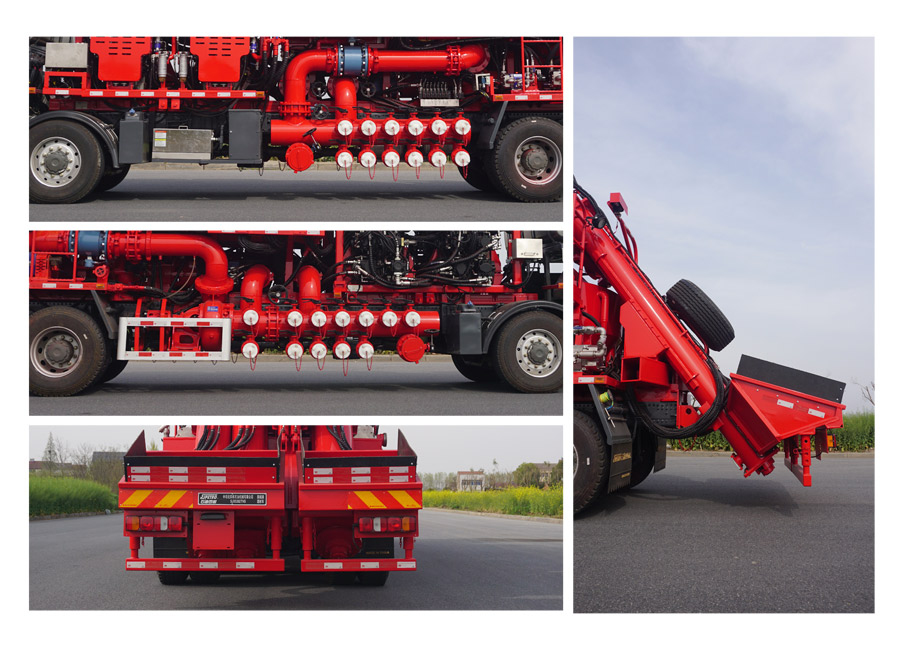 四機(jī)牌SJX5382THS混砂車公告圖片