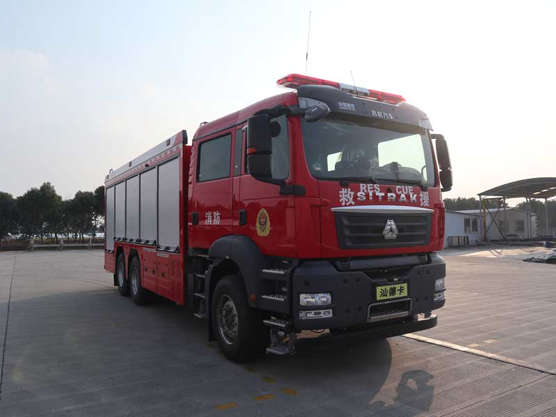 啟敬牌QHV5250GXFGF60/SD6干粉消防車