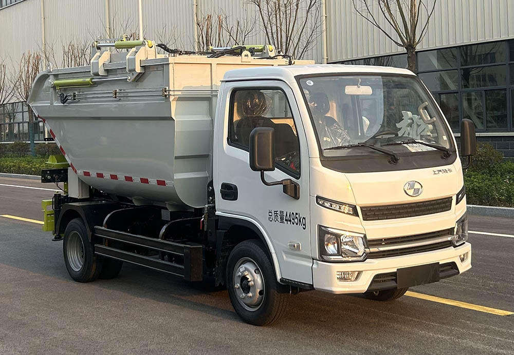 特爾佳牌DWT5040ZZZ77SHBEV純電動自裝卸式垃圾車公告圖片