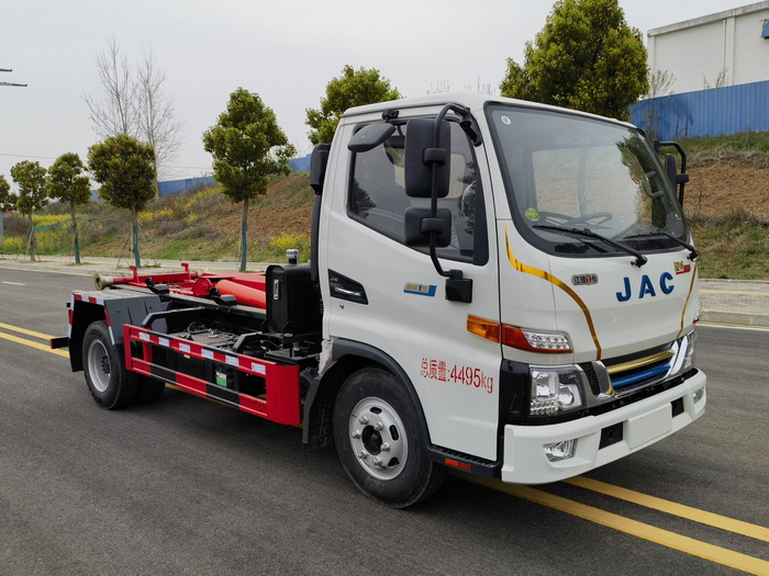 力海通牌HLH5045ZXXHFCPHEV插電式混合動力車廂可卸式垃圾車公告圖片