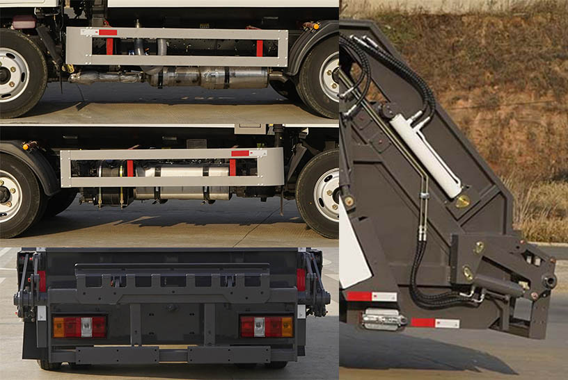 傳旗重科牌CQH5040ZYS6JX壓縮式垃圾車公告圖片