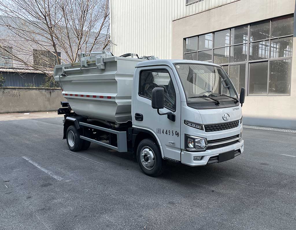 中汽牌ZQZ5045ZZZBEVSHA純電動自裝卸式垃圾車公告圖片