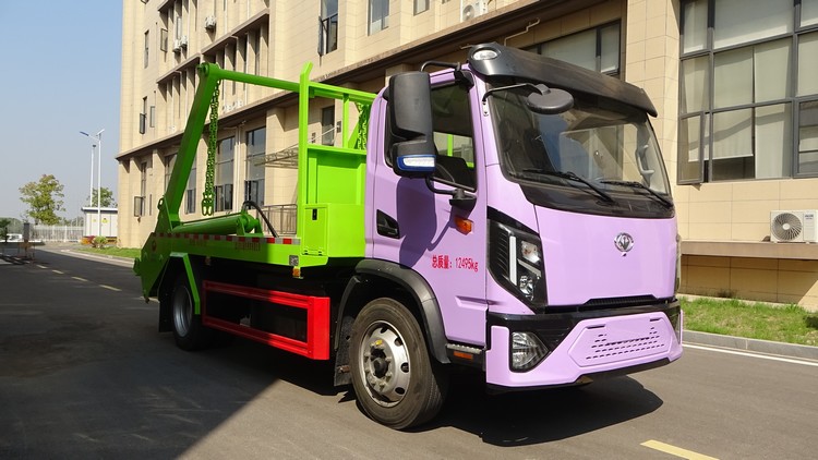 金銀湖牌WFA5120ZBSCBEV純電動擺臂式垃圾車