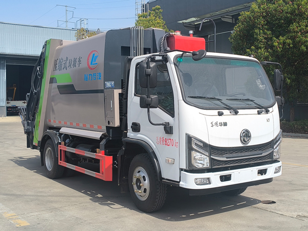 程力威牌CLW5080ZYSCDP壓縮式垃圾車公告圖片