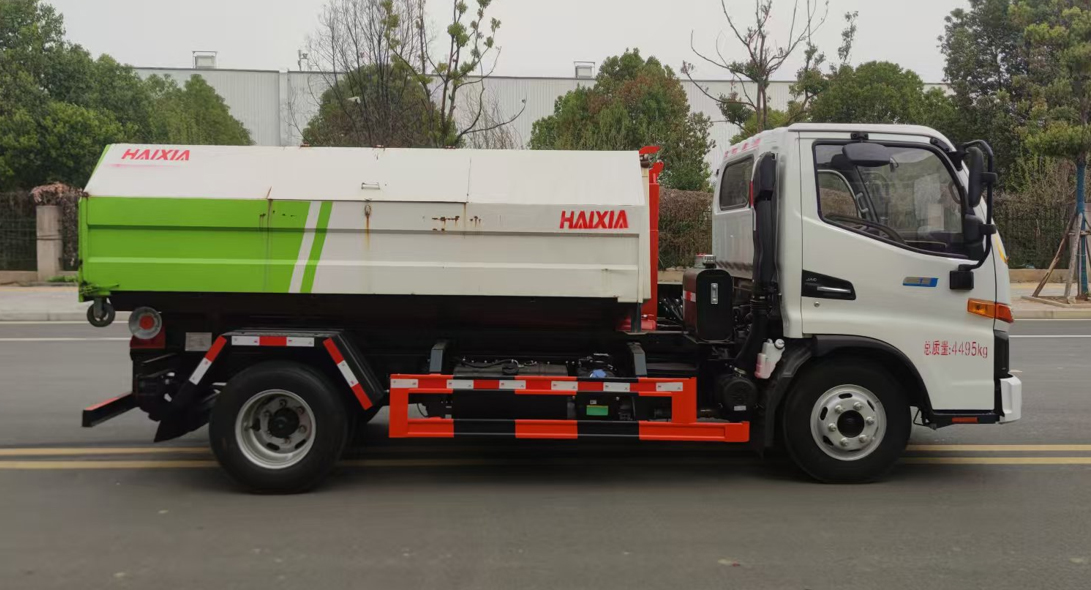 炎帝牌SZD5042ZXXHFPHEV插電式混合動力車廂可卸式垃圾車公告圖片