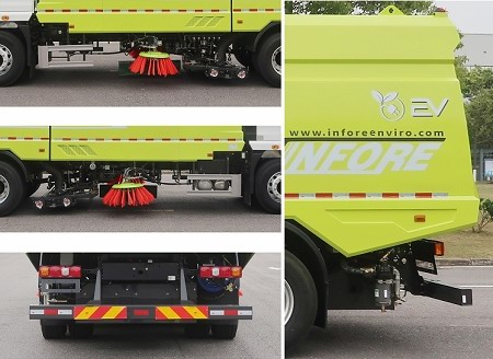 中聯(lián)牌ZBH5180TXSSXBBEV純電動洗掃車公告圖片