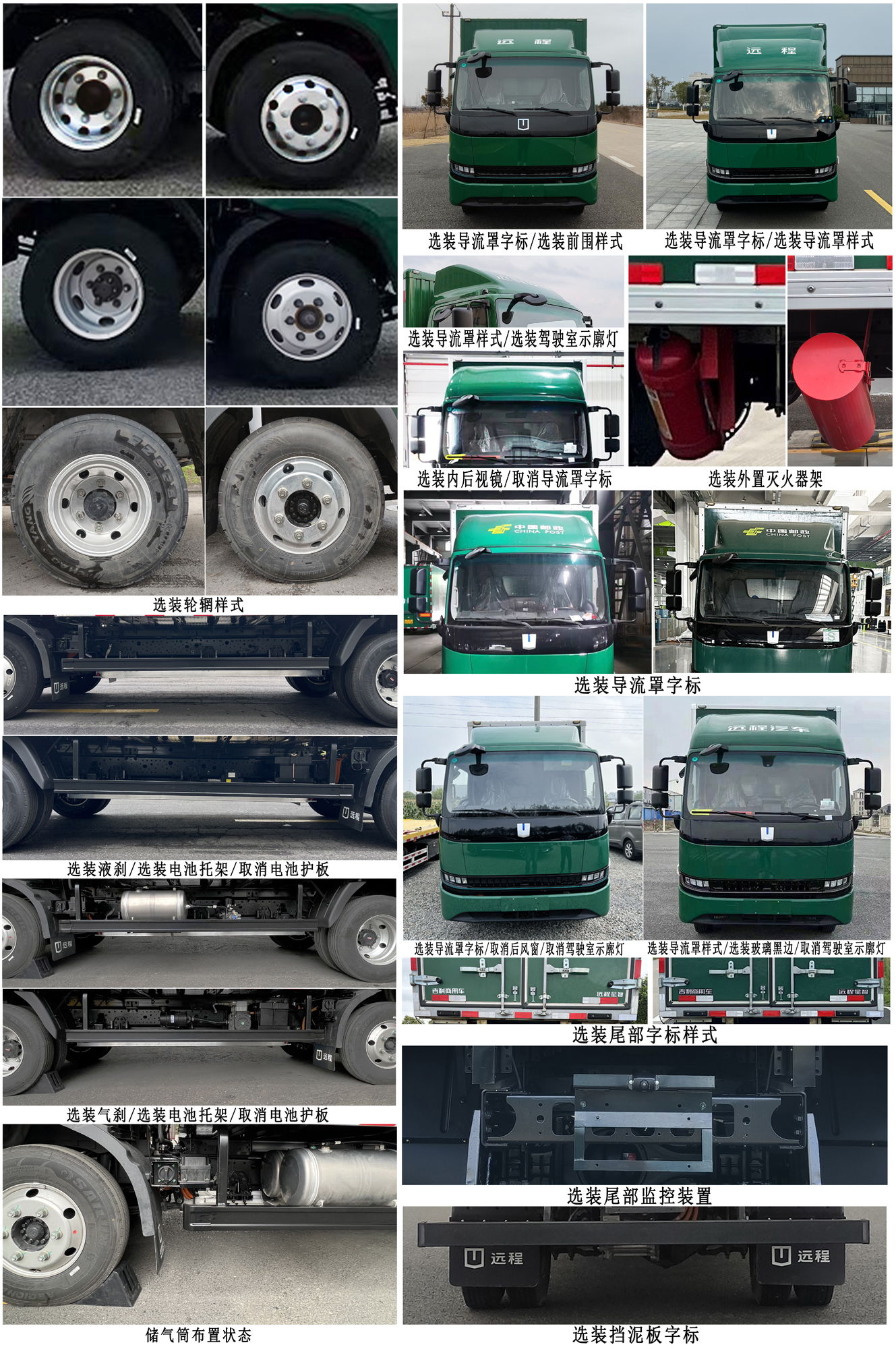 遠(yuǎn)程牌JGL5041XYZBEVGR7純電動(dòng)郵政車公告圖片