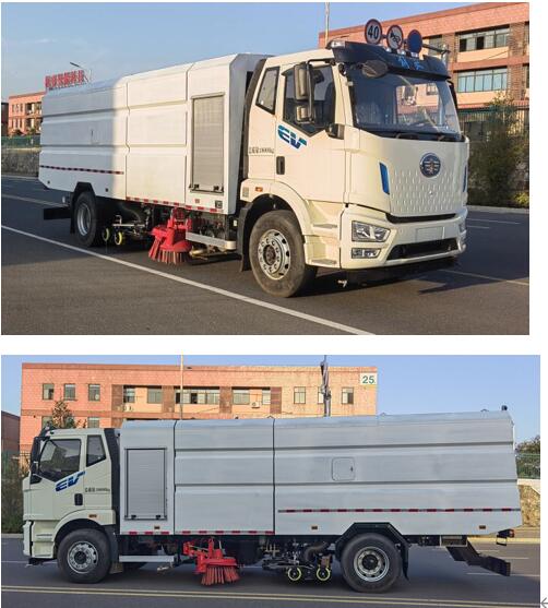 鑫華馳牌THD5180TSLEV1純電動掃路車公告圖片