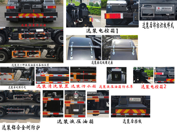 福龍馬牌FLM5180ZXXDF6車廂可卸式垃圾車公告圖片