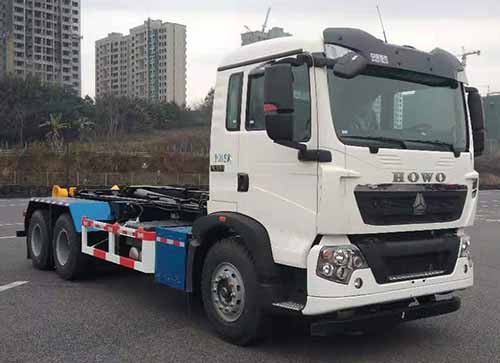 山花牌JHA5255ZXXZZA6車廂可卸式垃圾車公告圖片