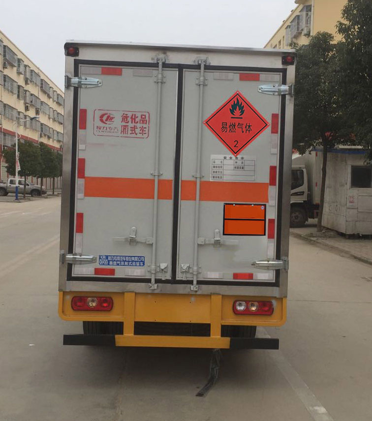 程力威牌CLW5030XRQSH6易燃?xì)怏w廂式運(yùn)輸車公告圖片