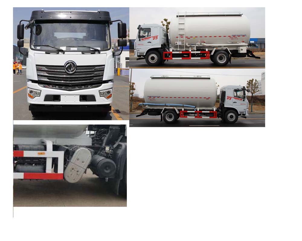 東風(fēng)專(zhuān)底-D3 STD5180GFLDFV6低密度粉粒物料運(yùn)輸車(chē)公告圖片