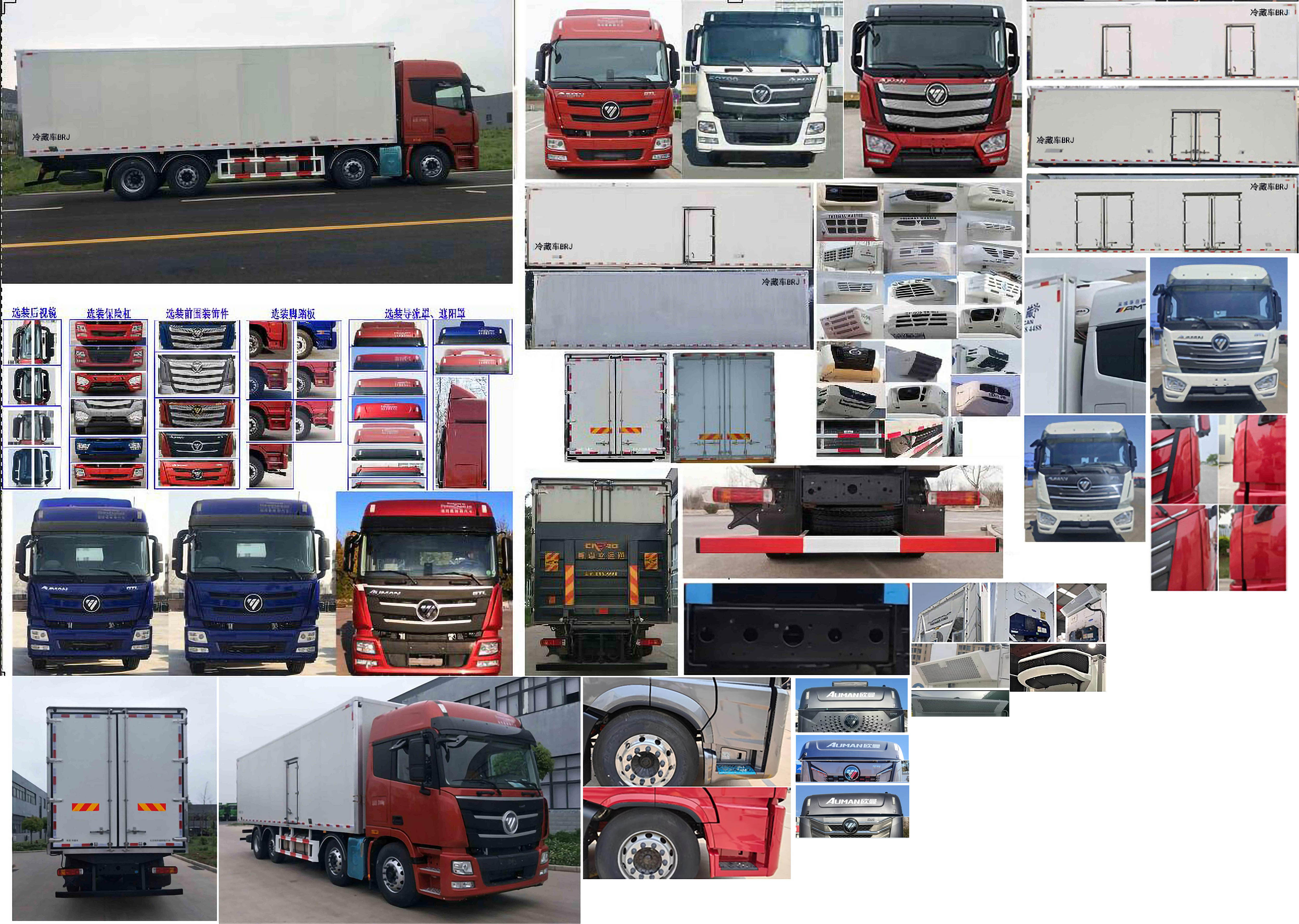 歐曼牌BJ5319XLCY6JRL-01冷藏車公告圖片