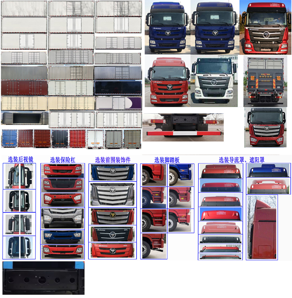 歐曼牌BJ5319XXYY6JRL-01廂式運輸車公告圖片