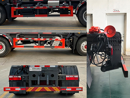 東風(fēng)股份多利卡D9 HDW5183ZXXE6車廂可卸式垃圾車公告圖片