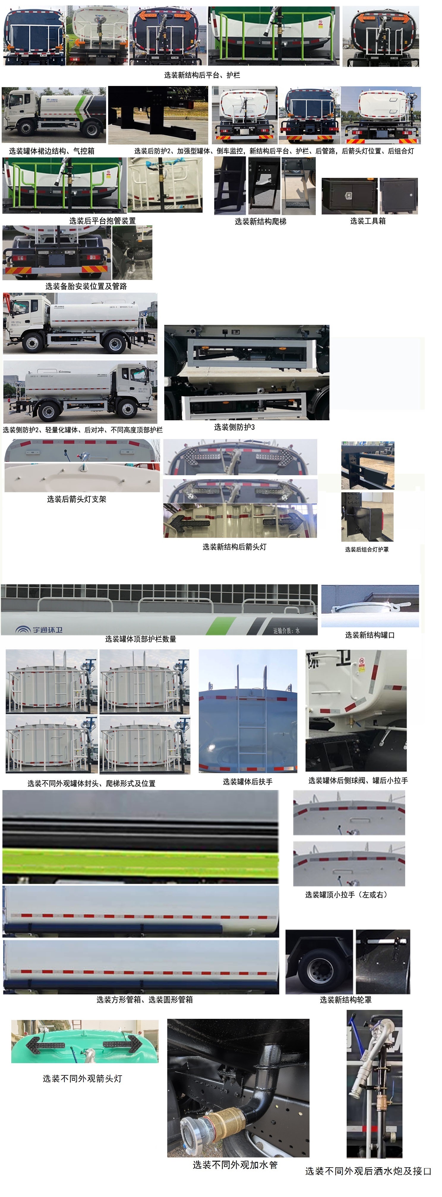 宇通牌YTZ5160GSST0D6灑水車公告圖片