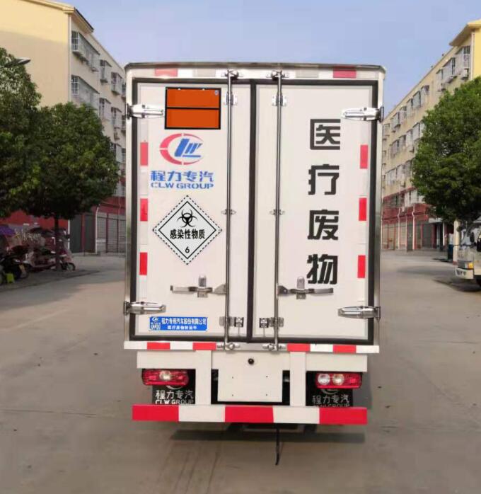 程力威牌CLW5030XYYSH6醫(yī)療廢物轉運車公告圖片