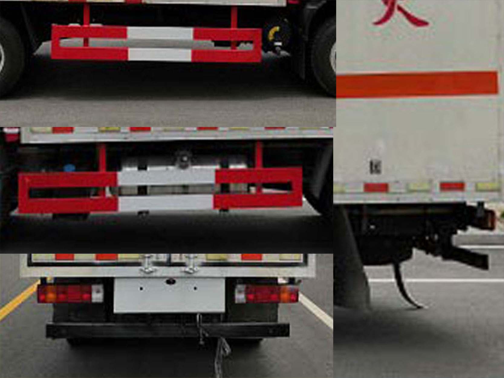 程力威牌CLW5040XRQC6易燃?xì)怏w廂式運(yùn)輸車公告圖片