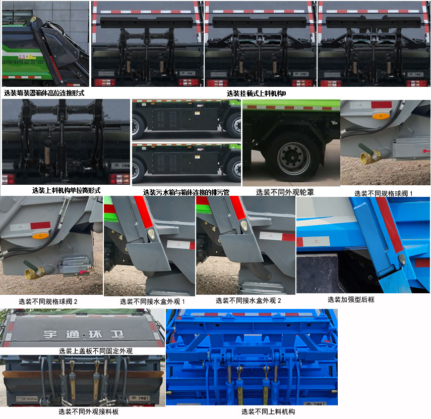 宇通牌YTZ5101ZYSD0BEV純電動壓縮式垃圾車公告圖片