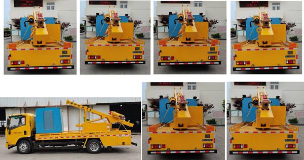 路鑫牌NJJ5100TQX6護(hù)欄搶修車(chē)公告圖片