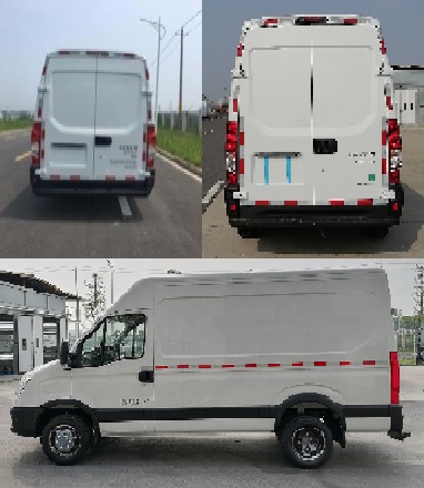 依維柯牌NJ5046XXYEQE1廂式運(yùn)輸車公告圖片