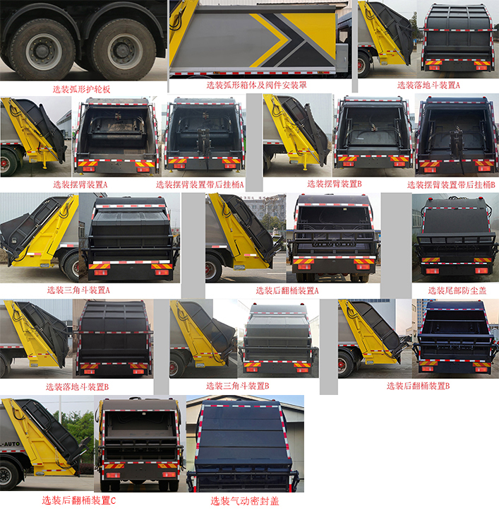 凱力風牌KLF5250ZYSE6壓縮式垃圾車公告圖片