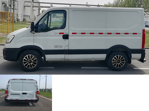 依維柯牌NJ5046XXYQE2廂式運(yùn)輸車(chē)公告圖片