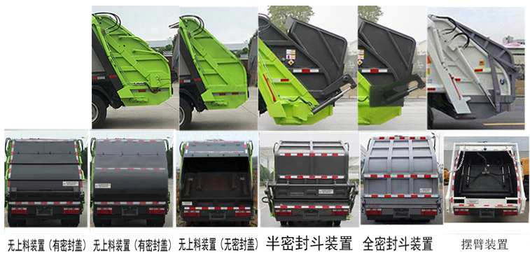 帝王環(huán)衛(wèi)牌HDW5046ZYSE6壓縮式垃圾車公告圖片