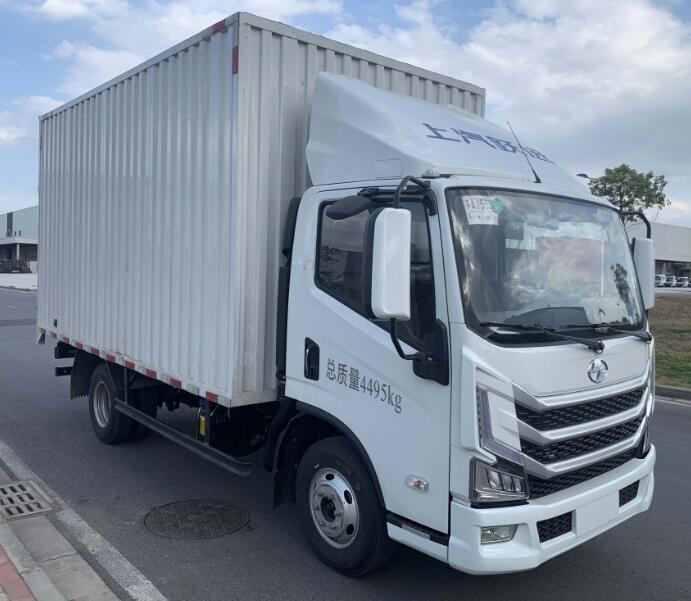 躍進(jìn)牌SH5043XXYZFDCWZ4廂式運(yùn)輸車公告圖片