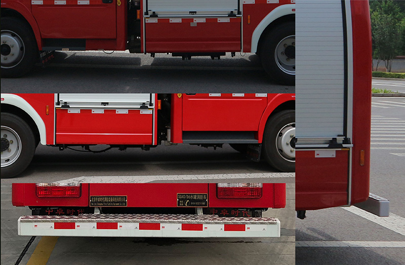中卓時代牌ZXF5100GXFSG40/D6水罐消防車公告圖片