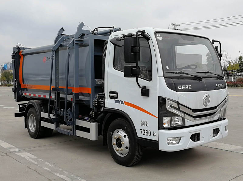 東風牌EQ5070ZZZSH6自裝卸式垃圾車