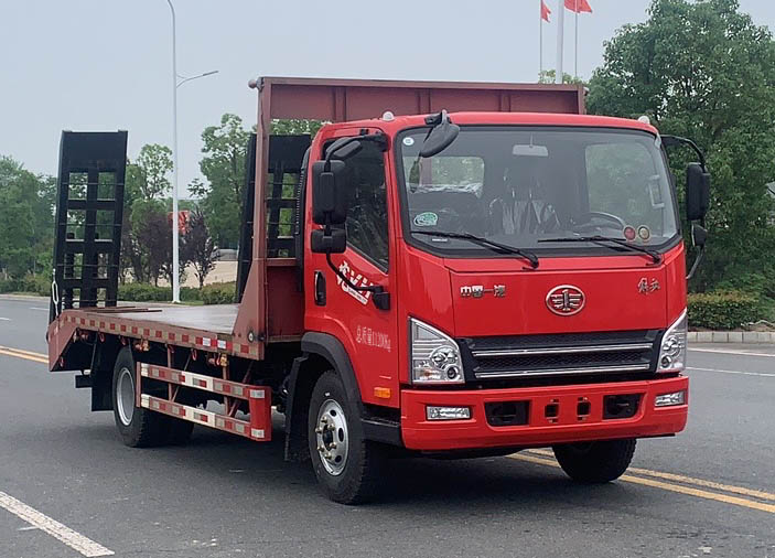 解放牌CA5110TPBP40K59L3E6A85平板運輸車公告圖片