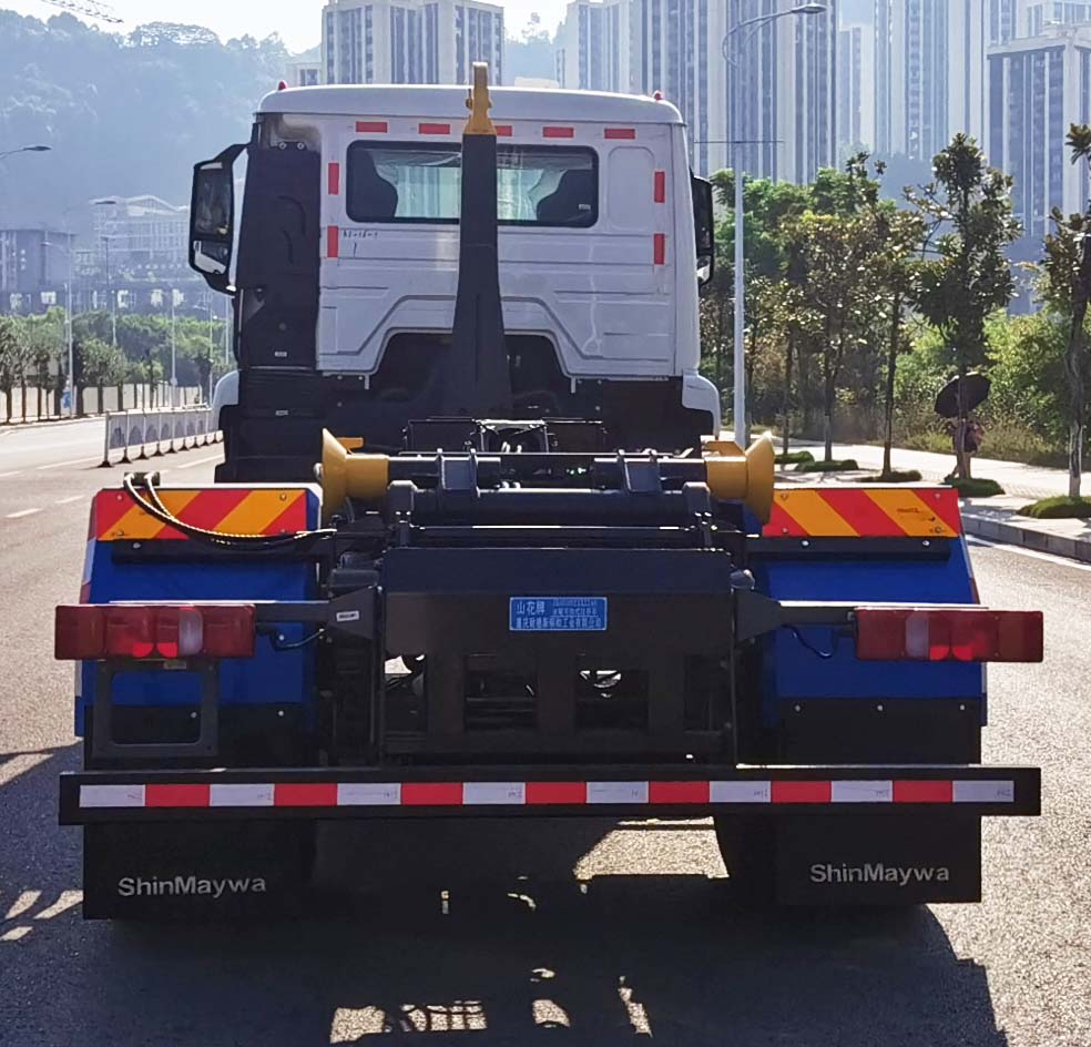 山花牌JHA5185ZXXZZA6車廂可卸式垃圾車公告圖片