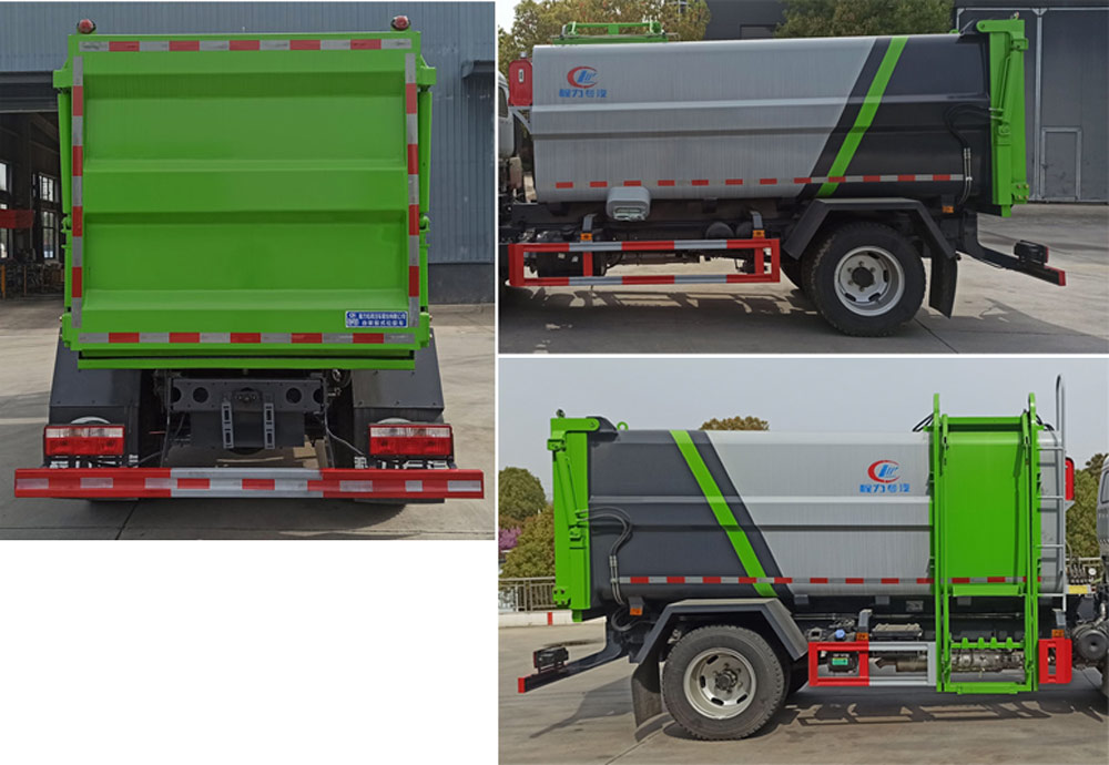 程力威牌CLW5121ZZZ6自裝卸式垃圾車公告圖片