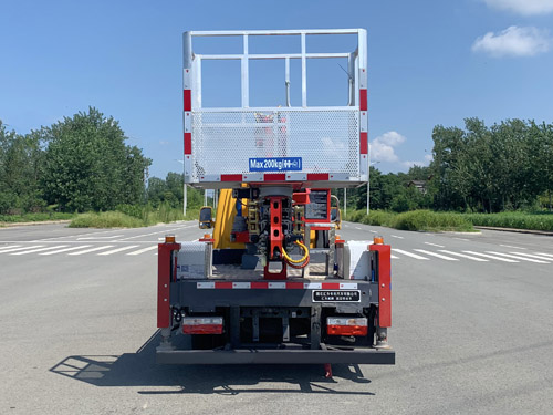匯力威牌VVV5040JGKEQ6高空作業(yè)車公告圖片