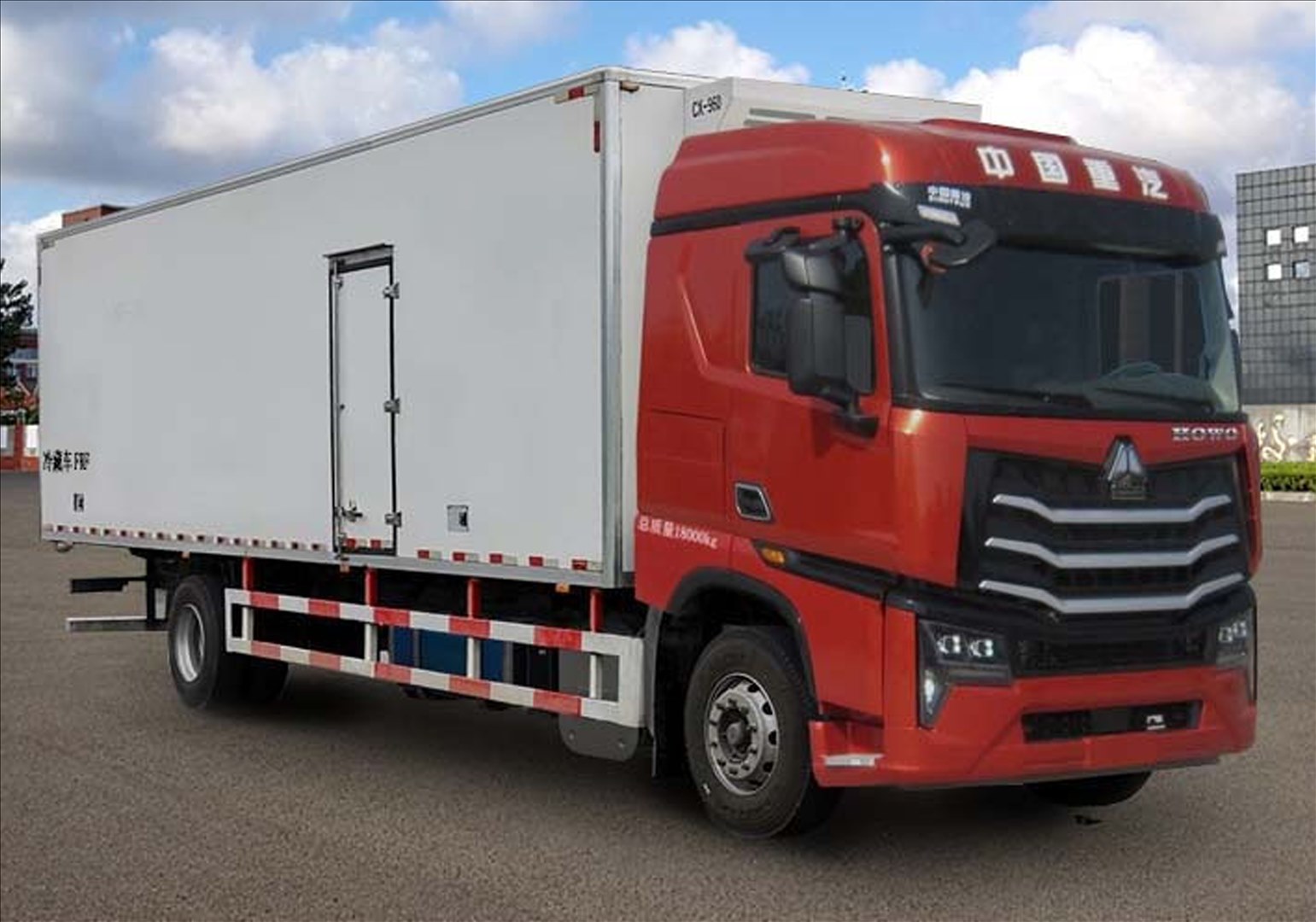 豪沃牌ZZ5187XLCN711KF1冷藏車公告圖片