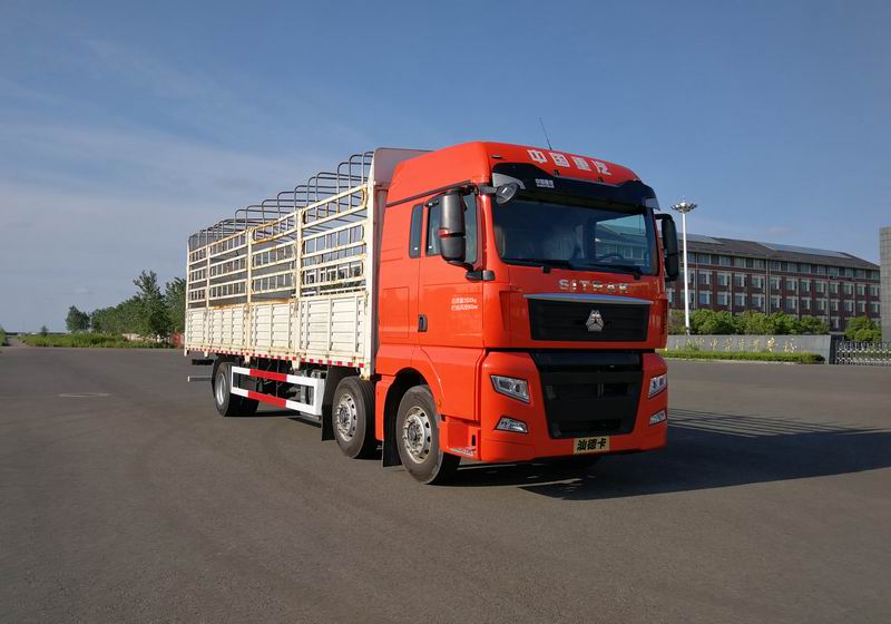 汕德卡牌ZZ5256CCYN56CHF1倉柵式運(yùn)輸車公告圖片