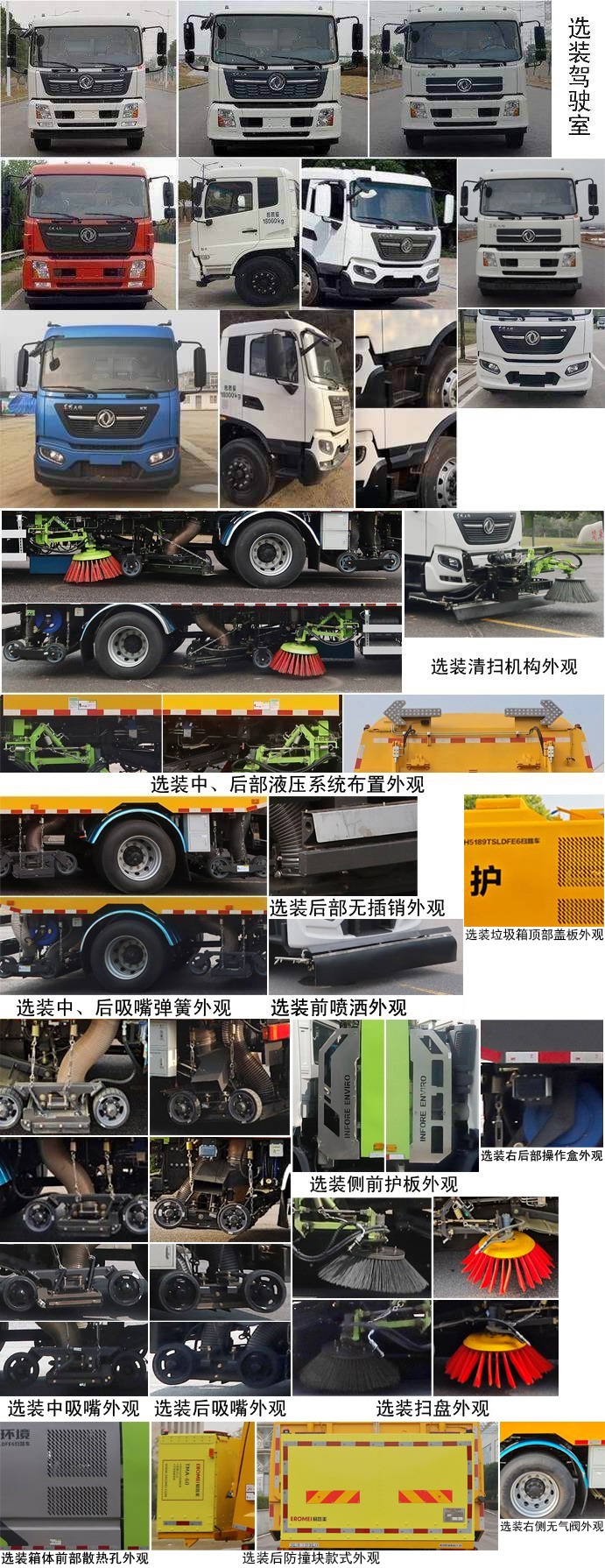 中聯(lián)牌ZBH5189TSLDFE6掃路車(chē)公告圖片