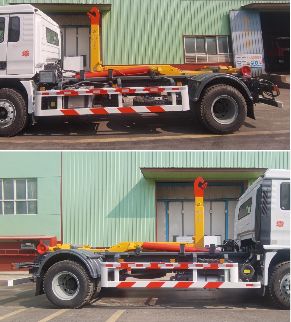 中汽力威牌HLW5180ZXXSX6車(chē)廂可卸式垃圾車(chē)公告圖片