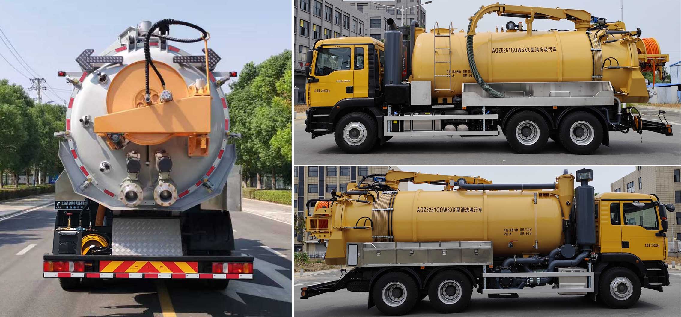 安奇正牌AQZ5251GQW6XK清洗吸污車公告圖片