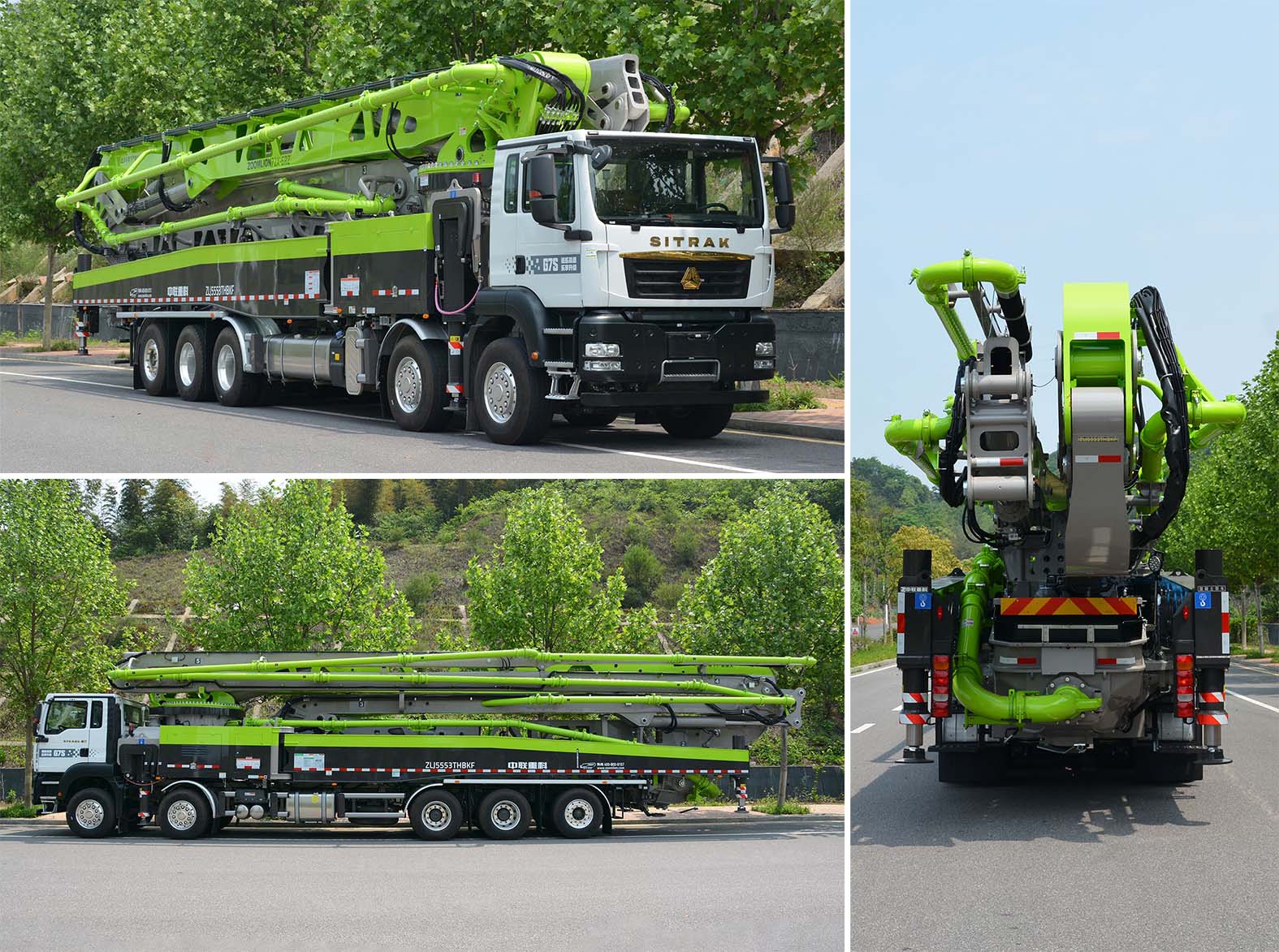 中聯(lián)牌ZLJ5553THBKF混凝土泵車公告圖片