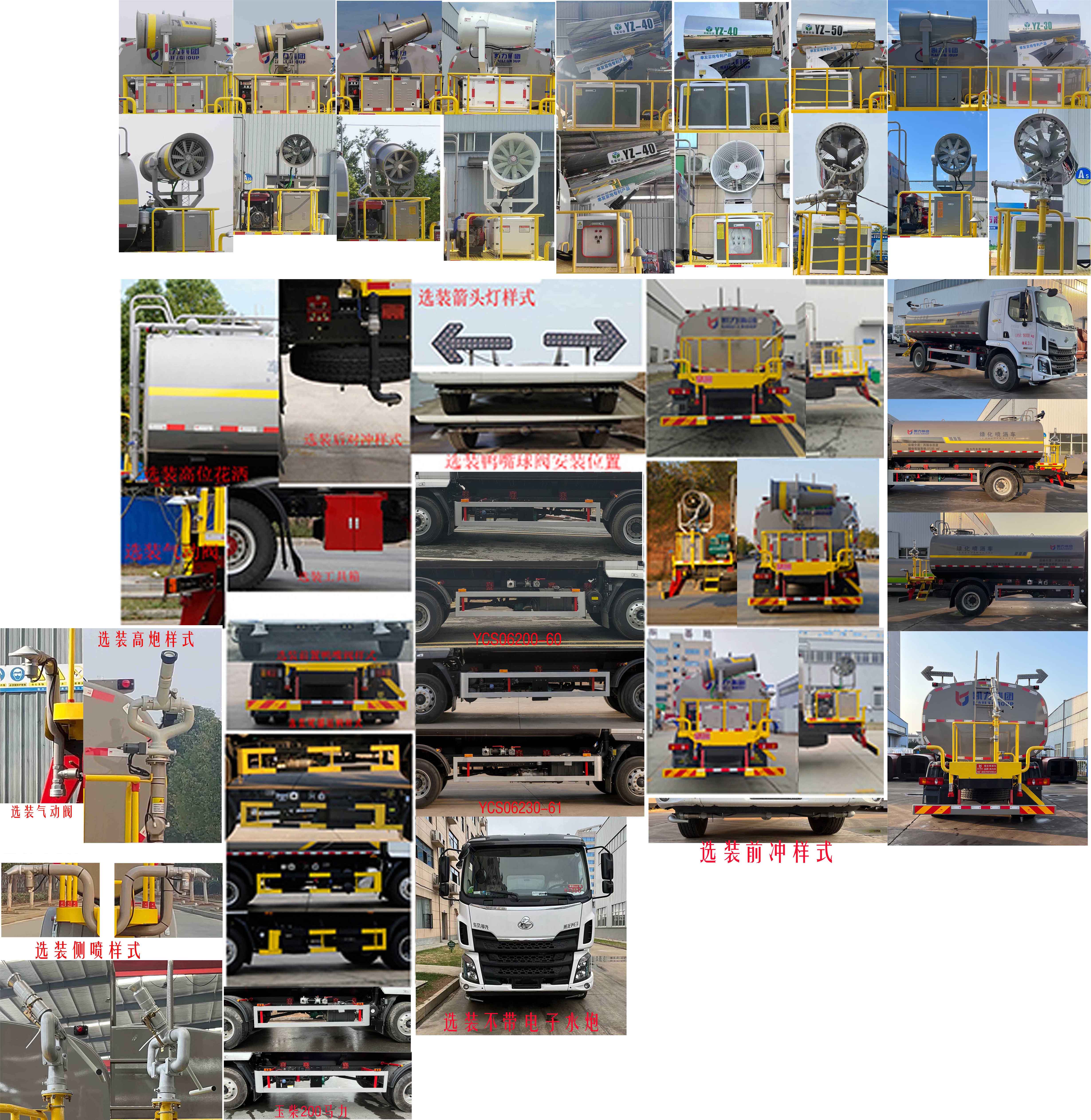 凱力風牌KLF5182GPS6D綠化噴灑車公告圖片