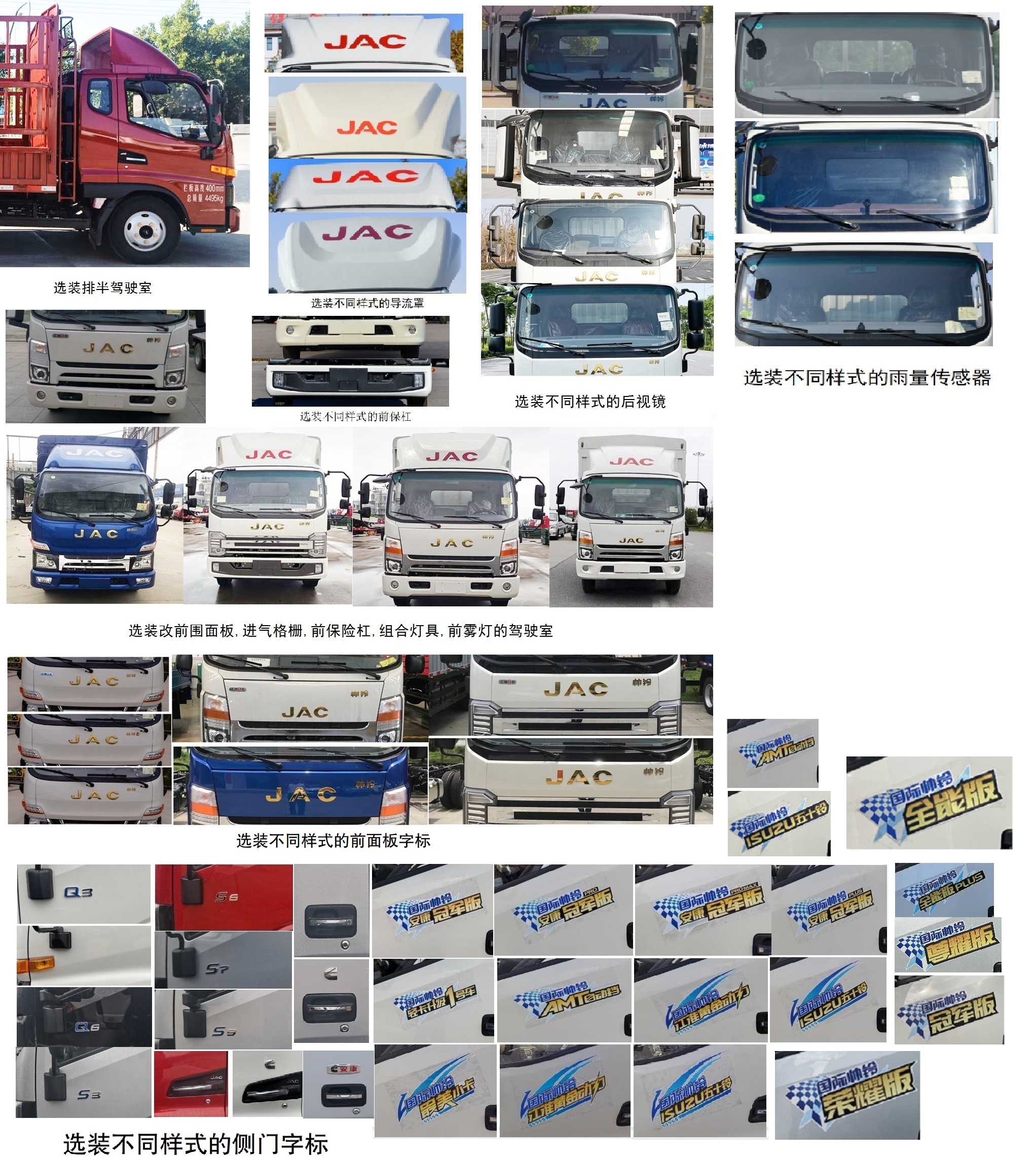 江淮牌HFC5048CCYP71K2C7S倉(cāng)柵式運(yùn)輸車公告圖片