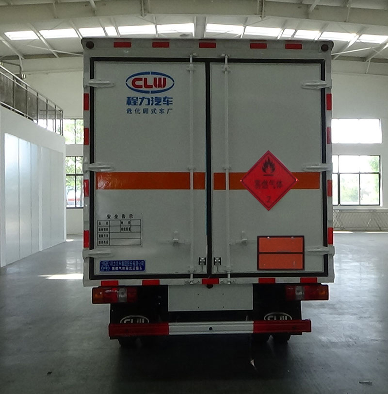 程力牌CL5041XRQ6BXW易燃?xì)怏w廂式運(yùn)輸車公告圖片