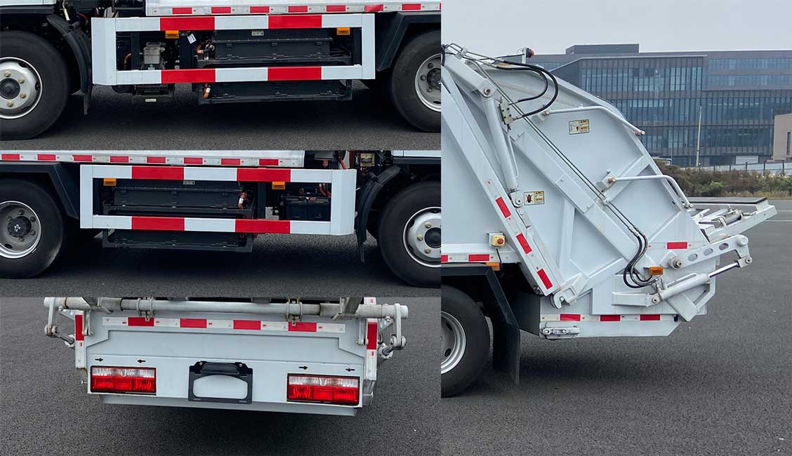 富巖汽車牌HWL5090ZYSFBEV純電動壓縮式垃圾車公告圖片