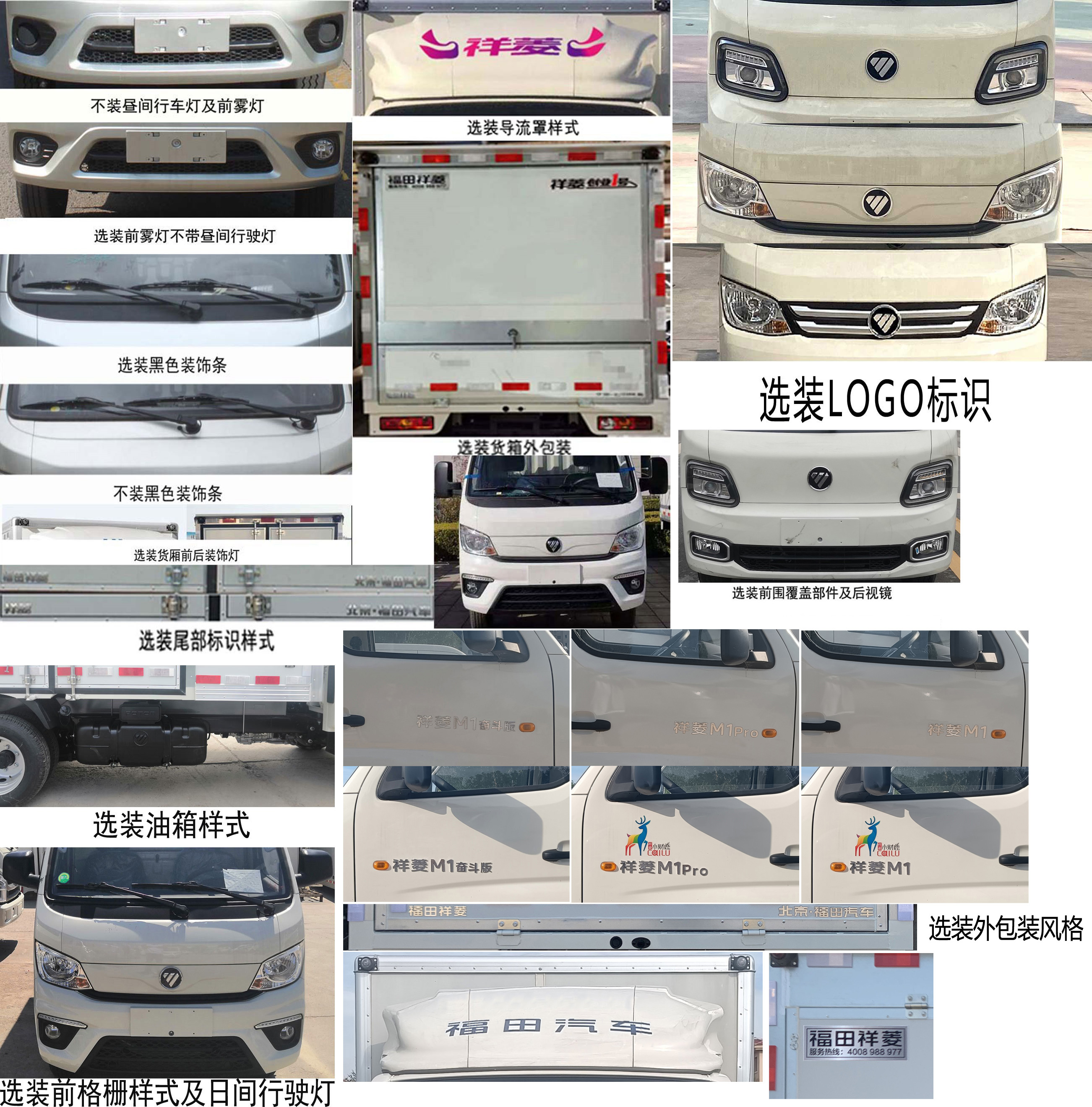 福田牌BJ5031XYK5PV4-61翼開啟廂式車公告圖片