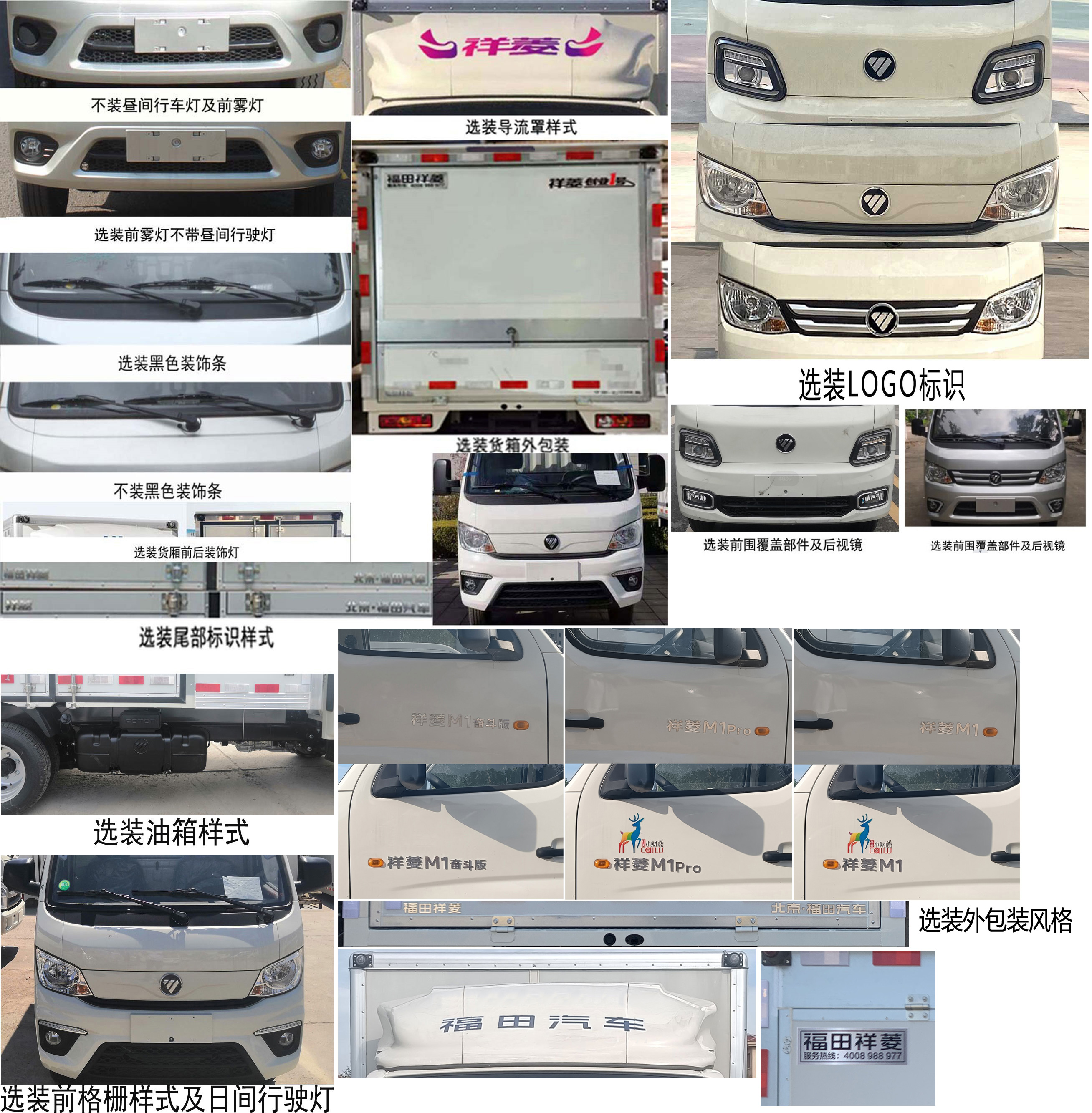 福田牌BJ5031XYK5JV4-61翼開啟廂式車公告圖片