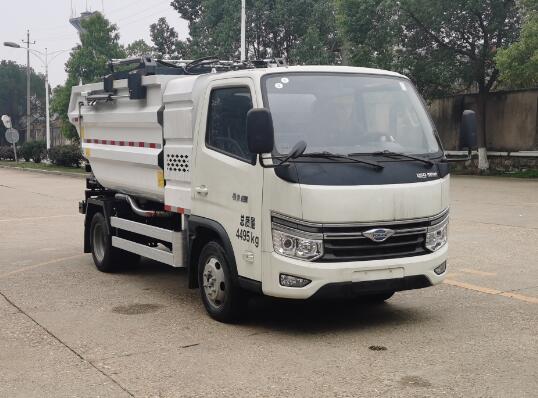 福田牌BJ5045ZZZEV-H2純電動自裝卸式垃圾車