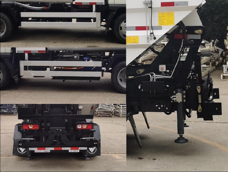 福田牌BJ5045ZZZEV-H2純電動(dòng)自裝卸式垃圾車公告圖片