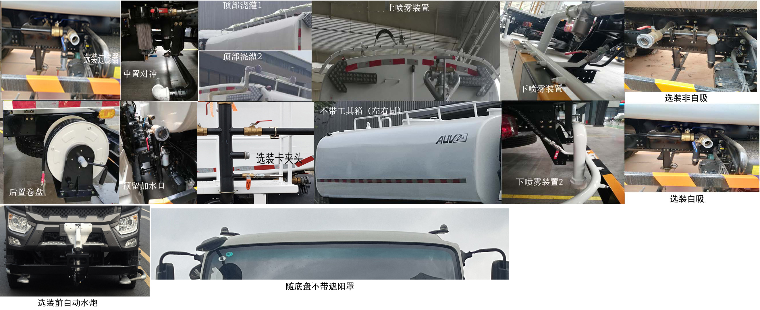 普羅科牌BJ5252GSSE6-P1灑水車(chē)公告圖片